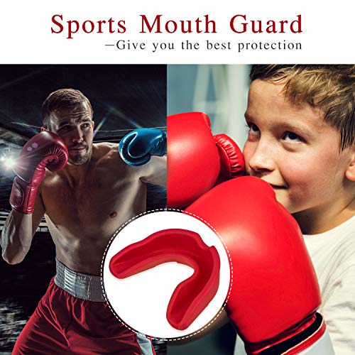 BBTO 20 Pcs Football Mouthguards Bulk - Youth & Adult Mouth Guard No Boil Mouthpiece Adult Youth Soft Mouth Guard for Lacrosse Basketball Hockey Wrestling - color: Vivid, size: L