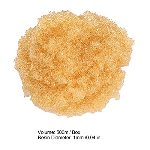 Aquarium Water Softener Resin, 500ML Aquarium Water Hardness Reducer Resin, Water Softener Pillow with Net Bag, Reusable Ion Exchange Filter