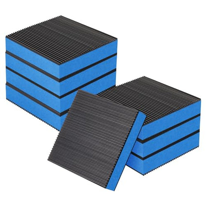 Pangda 8 Pack Heavy Duty Anti Vibration Pads 4 x 4 x 7/8 Inches EVA Rubber Noise Reduction Mat for Washer, Treadmill, Hvac, Air Conditioner Floor Protector, Non-slip Durable