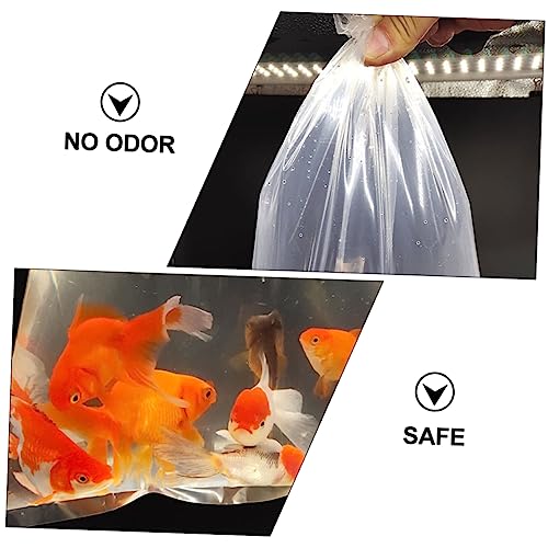 Garneck 50Pcs Leak-proof Plastic Fish Transport Bags for Live Fish Shipping Creative Oxygen Bags for Aquarium Use Heavy-Duty Packing for Safe