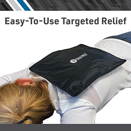 BodyMed Reusable Gel Ice Pack Cold Compress for Back, Shoulder, Neck, & Knee - Professional Grade Cold Therapy for Injuries, Aches, Swelling, Bruises, Sprains - 12 in. x 7 in. (Half) - size: 12 in × 7 in (Half) (Pack of 1)