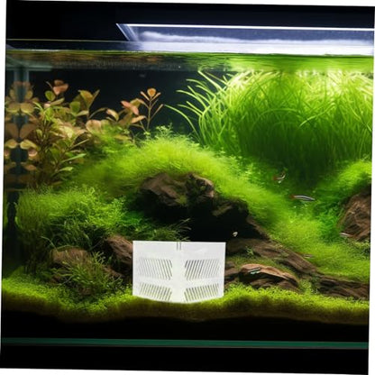 Hemoton Aquarium Divider Acrylic Grid Fish Tank Pump Guards Isolation Box for Easy Setup