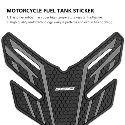 for Ninia 500 Z500 Ninja 500 SE ninja500 2024 2025 2026 New Accessories Side Fuel Tank Pads Protection Stickers Decals Fuel Tank Knee Pads Traction Pads Fuel Tank Pads Anti-slip side fuel tank sticker - color: Grey