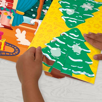 Play-Doh Holiday Advent Calendar for Kids 3 and Up, 24 Day Countdown, Multiple Surprise Gifts Behind Each Door, Arts & Crafts