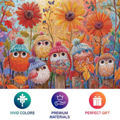 Cross & Glory | Jigsaw Puzzles for Adults | A Cozy Little Parliament - color: Cozy Little Parliament