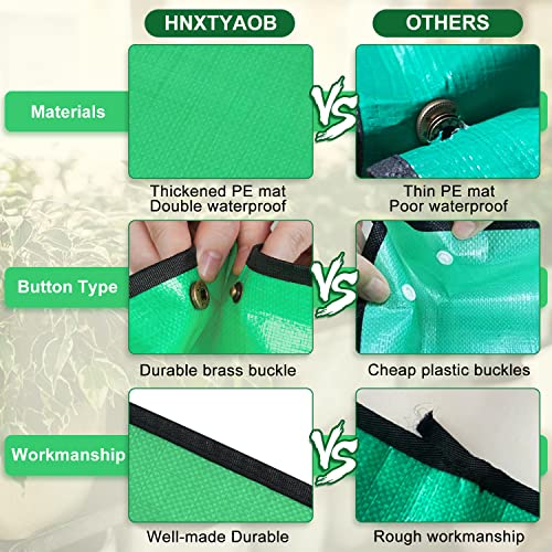 3 PCS 39.5"x 31.5" Large Repotting Mat for Indoor Plant Transplanting and Mess Control Thickened Waterproof Potting Mat Foldable Potting Tray Gardening Mat - color: 3 Pack Green