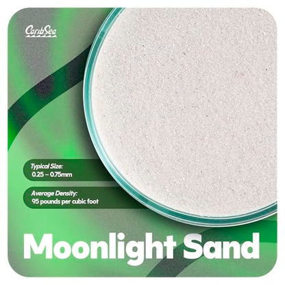 Carib Sea ACS05820 Super Natural Moonlight Sand for Aquarium, 5-Pound - size: 5lb (Pack of 1)