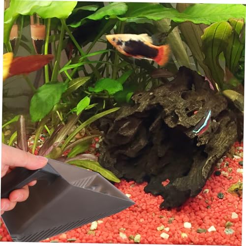 Abaodam Fish Tank Sand Cleaner and Substrate Scoop Tool for Easy Aquarium Maintenance Root-Friendly Design for Gravel and Sand Construction for -Term Use