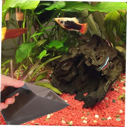 Abaodam Fish Tank Sand Cleaner and Substrate Scoop Tool for Easy Aquarium Maintenance Root-Friendly Design for Gravel and Sand Construction for -Term Use