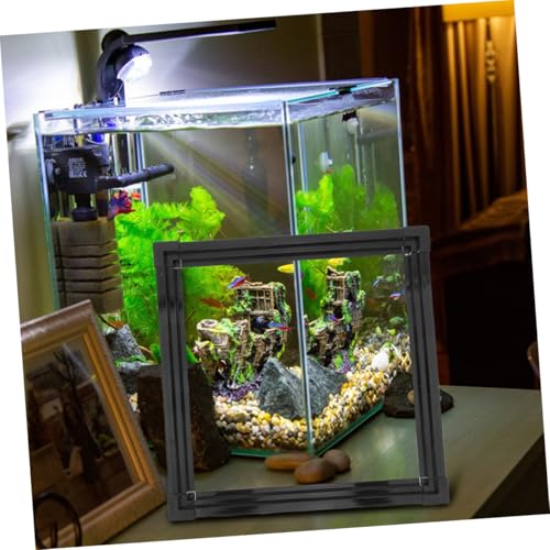 HANABASS Fish Tank Edge Protector Strip Aquarium for Safety Double Design Prevents Spills and Fish Easy Installation