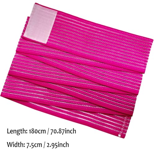 Cold Pack Strap, Elastic Belt to Wrap Cold Pack, Ice Pack Extender Strap, Add Length to Most Ice Pack, Multifunctional (Red) - color: Red