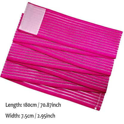 Cold Pack Strap, Elastic Belt to Wrap Cold Pack, Ice Pack Extender Strap, Add Length to Most Ice Pack, Multifunctional (Red) - color: Red
