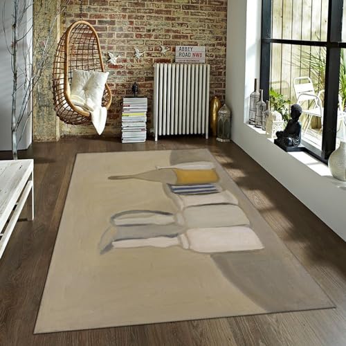 Soft Still Life Bedroom Rug Giorgio Morandi Style Area Rugs for Living Room Boys Girls Kids Baby Room Nursery College Dorm Home Decor 6'x7' - size: 6'x7'