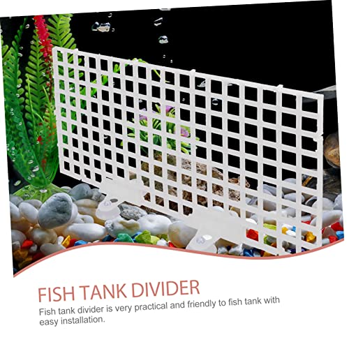 KESYOO 1 Set Aquarium Divider Isolation Board Fish Tank Supply with Suction Cups for Breeding Separating Aggressive Fish