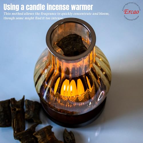Chinese Natura White Kynam Agarwood （Oud） - Boasts a Distinctly Unique Aroma, Ideal for Home Incense, Meditation & More (20g Pack - Upper Medium Grade - White Kynam Agarwood) - color: 20g Pack - Upper Medium Grade - White Kynam Agarwood