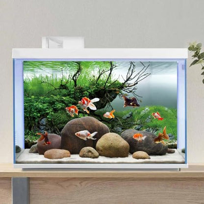 AWERT 36x24 inches Branches Fish Tank Background Seaweed Aquarium Background River Bed & Lake Aquarium Background Vinyl Background | AWERT Aquatic Plant Seaweed River Bed & Lake Aquarium Background Vinyl - size: 36x24in/90x60cm