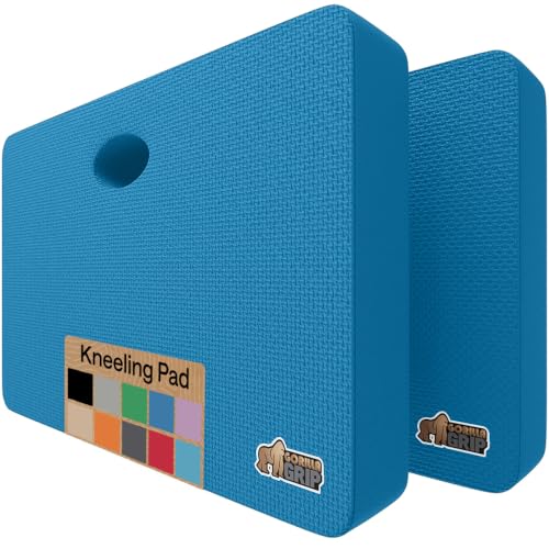 GORILLA GRIP® Extra Thick Foam Kneeling Pad for Gardening 17.5x11 True Blue - color: Blue