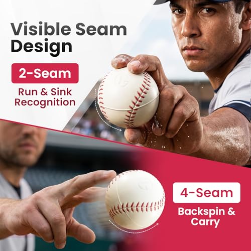 GPS Athletics VeloBlast 3.5 oz – High-Density Foam Machine Balls for Hitting Development, Bat Path Precision, and High Velocity Hitting Training No Sting
