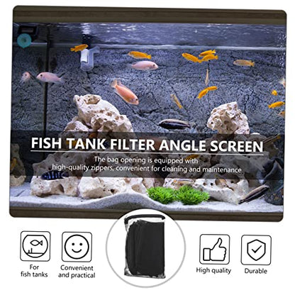 STOBAZA 15Pcs Zipper Bags for Aquarium Mesh Pouches for Fish Tank Filtration for Carbon Prevents Fines from Washing