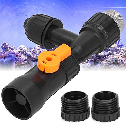 Fish Tank Water Changer,Siphon Fish Tank Vacuum Gravel Cleaner | Aquarium Quick Water Changer with 2 Faucet Adapters for Aquarium Quick Water Change, Black