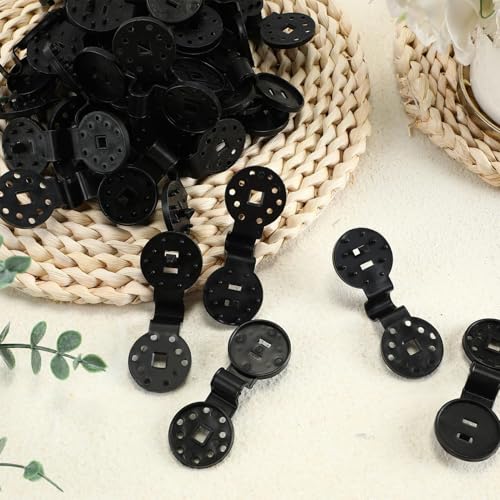 100-Pack Shade Cloth Clips, Lock Grip, Heavy Duty Tarp Clips, UV-Resistant Canopy Fasteners, Non-Slip Grip For Netting/Greenhouse, Windproof Sunshade Clamps - size: Small 7.2*2.8cm