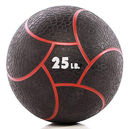Power Systems Elite Power Med Ball Prime - color: Red, size: 25 Pounds