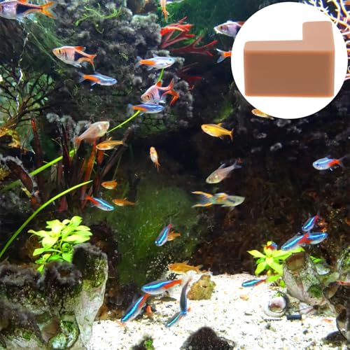6pcs Brown Medium Silicone Corner Guards Flexible Edge Protectors for Fish Tank and Pet Carrier Furniture Safety Bumpers Collision Proofing for Home Use