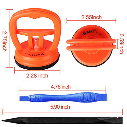 11 PCS Screen Suction Cup Kit LCD Screen Opening Tools Screen Replacement Tools for iPad, iMac, MacBook, Tablet, Laptop, iPhone, Samsung, Huawei, Etc.