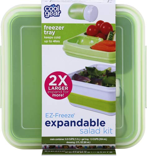 COOL GEAR Collapsible Salad Storage Kit