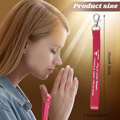 45 PCS Christian Keychains Bulk - color: Dark