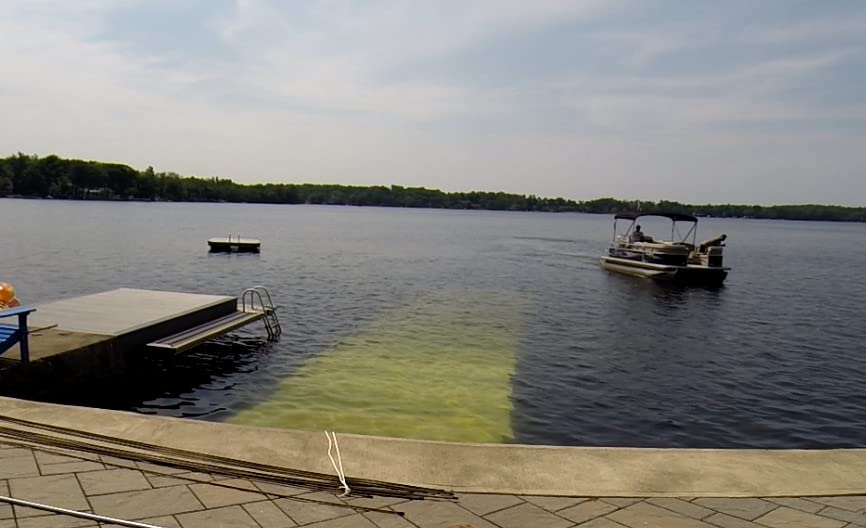 Aquatic Weed Control | Chemical-Free Vegetation Inhibitor for Lakes & Ponds | Benthic Barrier | Instant Weed Free Swimming (10.75 feet x 50 feet) - size: 10.75 feet x 50 feet