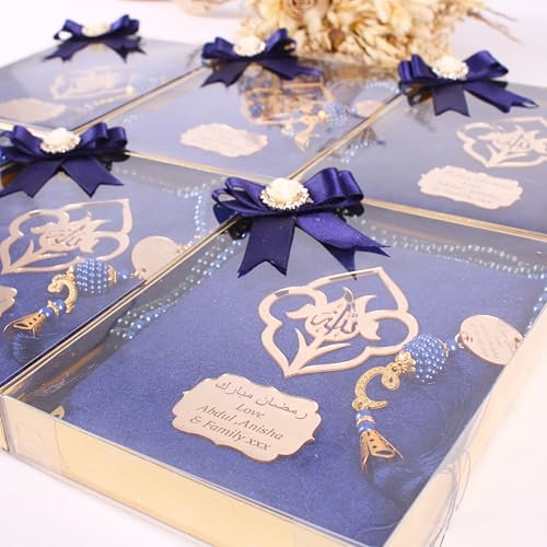 IEF Personalized Yaseen Dua Book Prayer Beads Islamic Gift Set, Ramadan Eid Wedding Birthday Anniversary Mother's Day Father's Day Gifts, Party Favors for Guests (Style-3) - color: Style-3