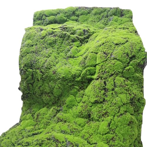 Simulation Artificial Moss Mat 39x39in, Fake Moss Wall DIY Artificial Moss Mat Carpet for Balcony Terrace Decoration Window Display Decoration - color: Green-b