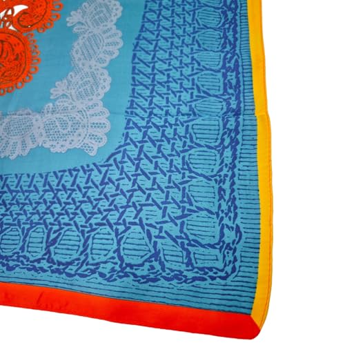 43" Large Square Scarf Fashion Scarves Hair Wrapping Scarfs Night Sleeping Headscarf for Women B07 - color: B073