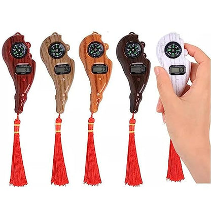 Digital Hand Tally Counter Finger Ring Counting Machine Tasbih Tasbeeh Mantra Jap Jaap Mala Rotating Number Counter medion with 5 Digit Led Screen Compass