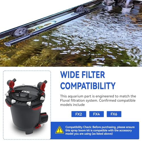 Aquarium FX Spray Bar Kit for Fluval FX2, FX4, FX5, FX6 Canister Filter Aquarium Filter Water Aeration Accessories/Water Dispersion Bar Replacement Parts - Contains 20 Pcs