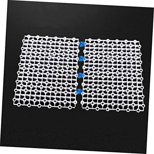 GANAZONO Aquarium Canister Plate 5pcs Fish Tank Bottom Plate PVC Flat Smooth Easy to Install - color: White, size: Size 1