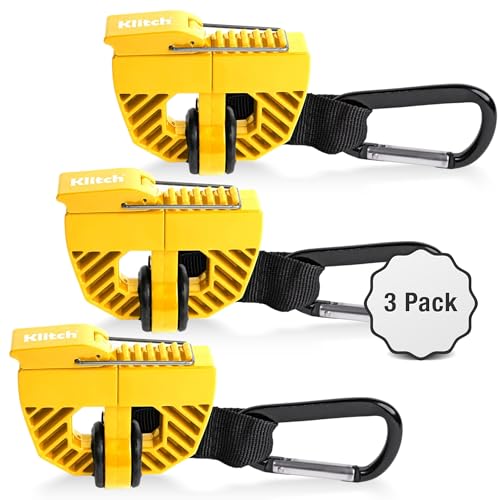 Footwear Clip, Shoe Bag, Hang Extra Shoes Cleats Boots or Gear on Your Bag. - color: 3-Pack Yellow