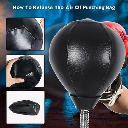 Boxing Speed Bag Reflex Ball Featuring a Universal 8mm Screw and a Replaceable Spare Sandbag for Dynamic and Enduring Training Sessions