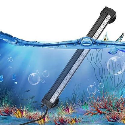 Submersible Aquarium Light,LED Aquarium Air Bubble Light,RGB Color Changing Brightness Adjustable Timing Waterproof Remote Control Fish Tank Light Bar,Aquarium Light Bubbler Wall,30.7inch - size: for 31.5- 39.4in Fish Tank