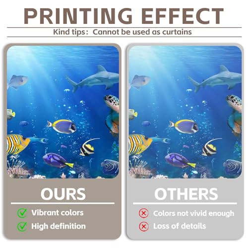 10x8ft Under The Sea Photography Backdrop Ocean Background | Underwater World, Baby Shower Party Supplies, Aquarium Coral Banner, Birthday Photo Booth, Polyester, Grommets, 1PC - size: 10'x8'