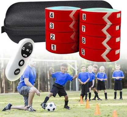Reaction Training Light Kits Speed Agility Response Equipment Children Physical Fitness Training Lamp Boxing for Home Gym(6) - size: 6