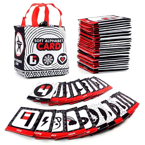 Early Kids Enlightenment Book 26 Pieces Kids Soft Alphabet ABC Letter Number Flash Cards Kid Soft Cloth Bath Books Kid Crinkle First Book Toys Sensory Books Learning Flashcards - color: Number