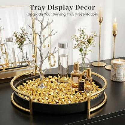 DomeStar 550 PCS Small Gold Fake Ice Rocks, Acrylic Crystal Vase Fillers | Faux Nuggets Gems, Pot of Gold, Pirate Jewelry Party Decorations, Birthday DIY Crafts & Table Scatter - color: Gold