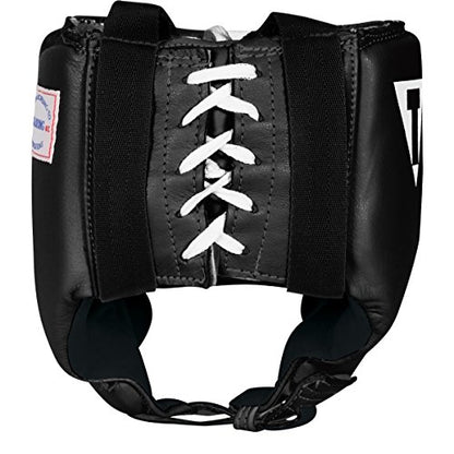 Title Boxing Amateur Competition Headgear (w/Cheeks) - Boxing Headgear, MMA Headgear, Sparring Gear, Headgear Boxing Sparring, Boxing Head Gear, Sparring Headgear, Muay Thai Headgear - color: Black, size: Small