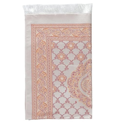 Muslim Prayer Rug - Lightweight Islam Sajjadah for Men Women Kids - Soft Islamic Carpet Mat for Ramadan Eid, Red - color: Red