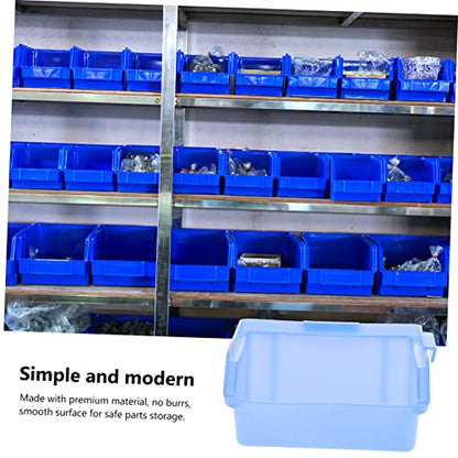12Pcs Warehouse Parts Storage Box Durable Multi Function Tool Case Scratch Resistant Organizer for Screws Parts and More for Home and Workshop Use