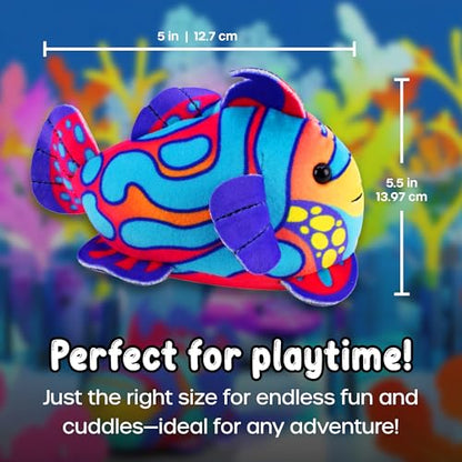 zhuzhu Aquarium Bubble Ball & Surf Board with Mandarin Fish