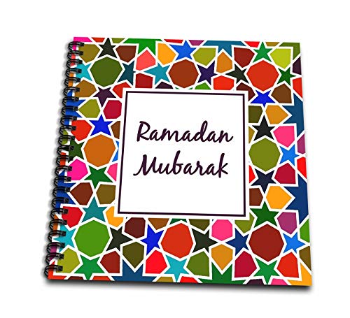 Drawing Book 8 x 8 inch - Ramadan Mubarak - Have a Happy Blessed Ramadan Islamic Muslim holiday Occasions - size: Drawing Book 8 x 8 inch