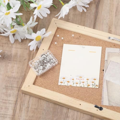 100Pcs Pearl Push Pins, Sewing Straight Pins with Faux Pearl Heads for Fabric Decorative Round Short Tacks with Storage Case for Craft Sewing Wedding Holiday DIY Accessories, 0.78Inch